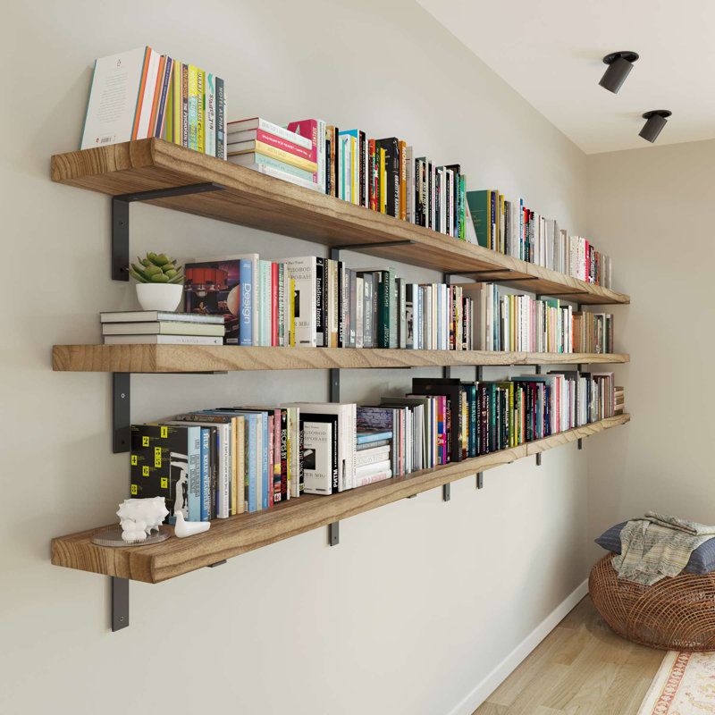 Wall bookshelves for bedroom discount